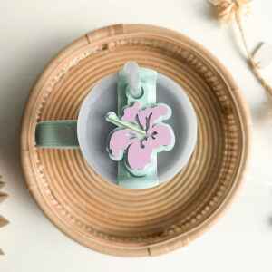 Wholesale Hibiscus Tumbler Tags 40oz 20 Oz/30oz Ice Cup 2nd Generation Cup Lid Label