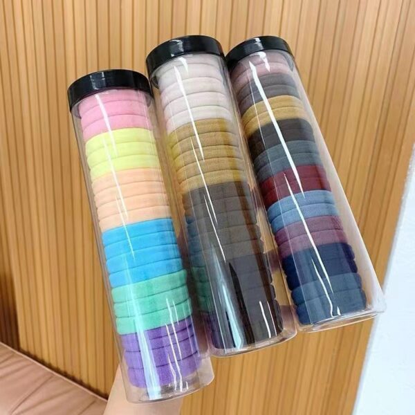 Wholesale of 20 Canned High Elasticity Fabric Hair Ropes