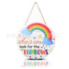 Wholesale Wooden Rainbow Circular Wall Listing