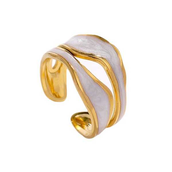 O1CN01JeiQho1Bs2ohtZlH6_0-0-cib Wholesale Titanium Steel 18K Gold-plated Open Ring