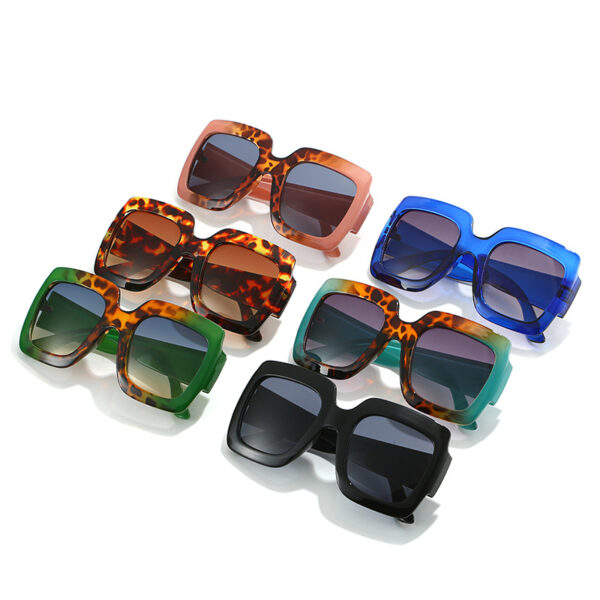 Wholesale PC Minimalist Box Color Blocking Sunglasses