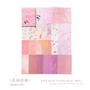 3 roses among flowers