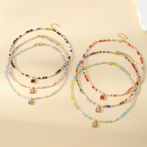 Wholesale Vintage Colorful Beaded Necklaces