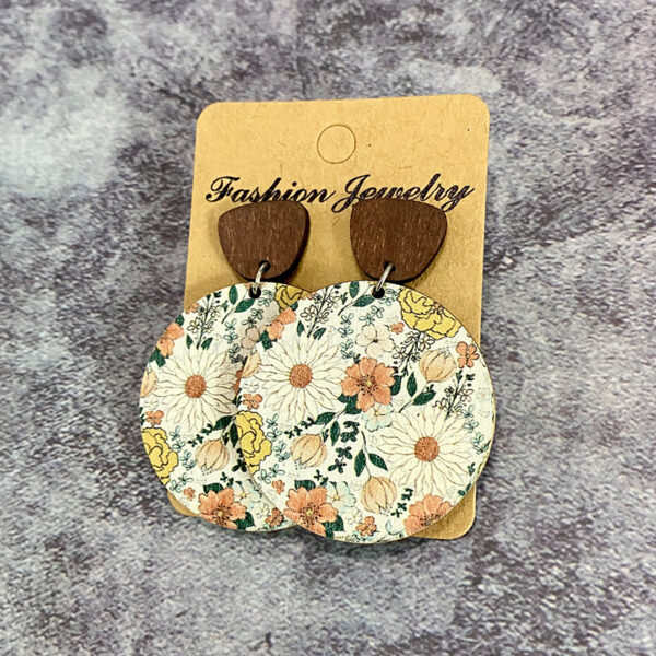 O1CN01JiG6mc1zp30wsKwrh_2215459036762-0-cib Wholesale of Bohemian Flower Splicing Wood Earrings