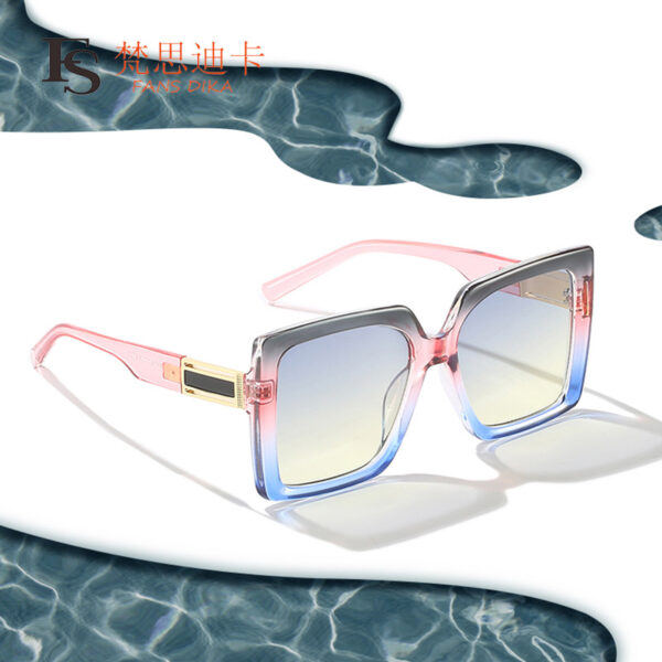 Wholesale PC Large Square Frame Sunglasses