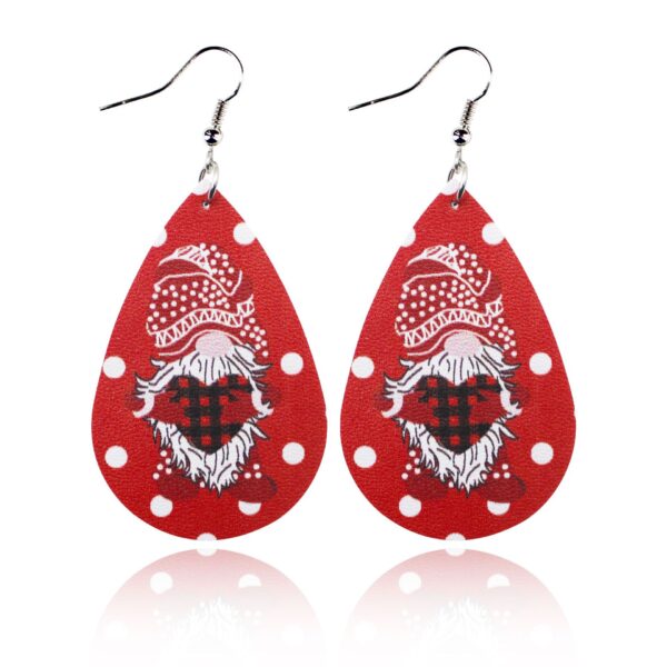 O1CN01JlYsIn1ftMOw6ZViU_3172764064-0-cib Wholesale Valentine's Day Love Romantic Polka Dot Stripe Printed Water Drop Leather Earrings
