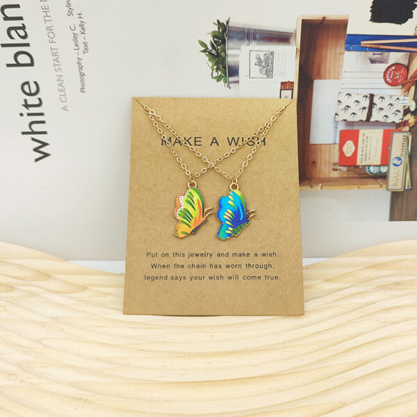 Wholesale Bohemian Butterfly Alloy Necklace