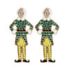 Wholesale Creative Cartoon Nutcracker Earrings