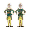 Wholesale Creative Cartoon Nutcracker Earrings