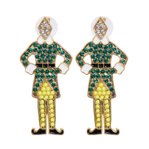 Wholesale Creative Cartoon Nutcracker Earrings