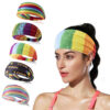 Wholesale Fabric Amazon Rainbow Sport Headband
