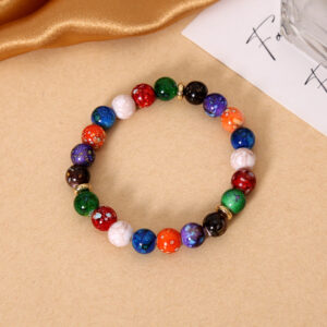 Wholesale Colorful Acrylic Beaded Bracelets