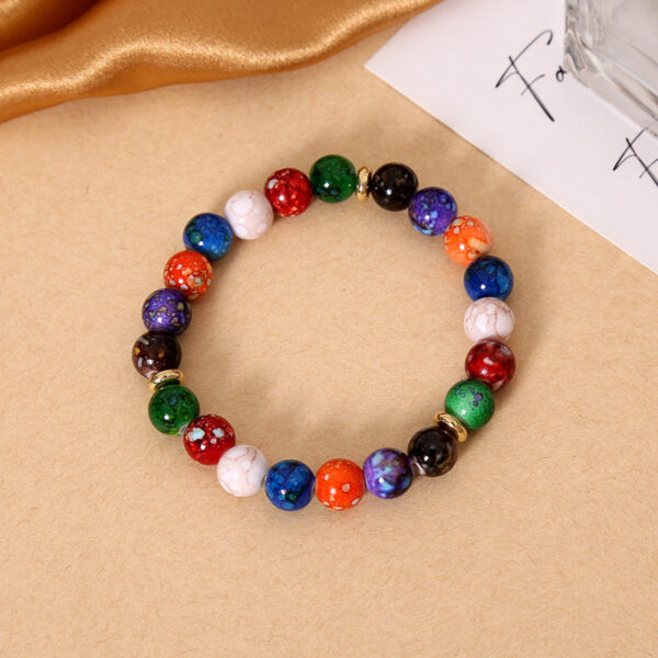 O1CN01JqmsUo1yaYucksdEI__2215209296595-0-cib Wholesale Colorful Acrylic Beaded Bracelets