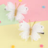 Wholesale Kids Mesh Butterfly Fabric Hair Clips Baby Supplies