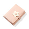 Wholesale Cute Little Flower Student Short Three Fold Ladies Pu Wallet