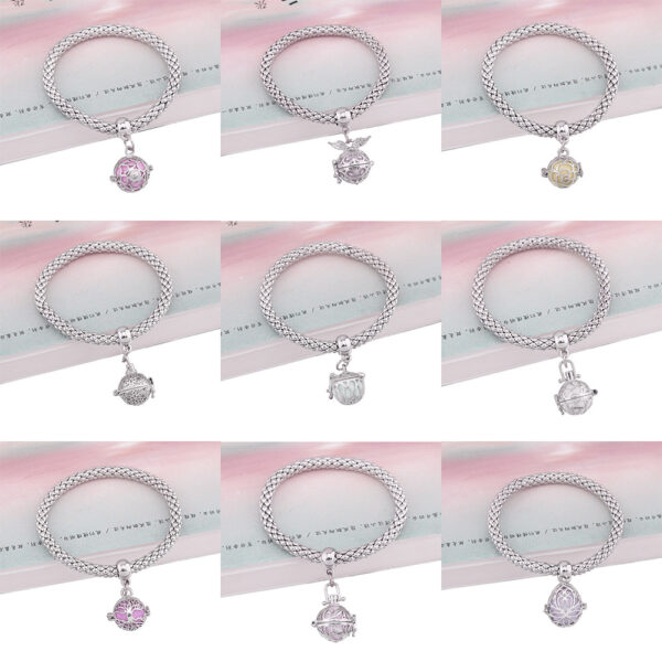 Wholesale Aromatherapy Cage Popcorn Copper Bracelet