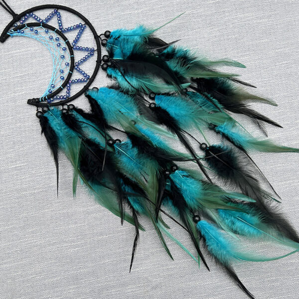 O1CN01JvHiJH2DVGXGhsJfN_2200613278614-0-cib Wholesale Dream Catcher Pendant Diy Hand-woven Feather Decorations
