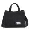 Wholesale Corduroy Shoulder Crossbody Lunch Box Bag