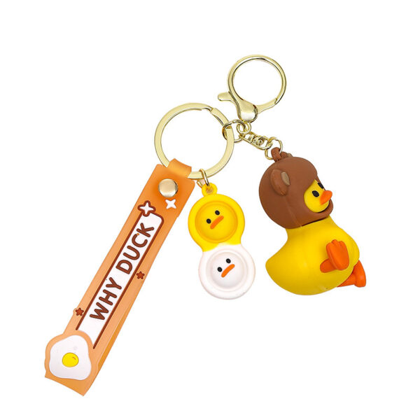 Wholesale Crooked Duck Pvc Keychain