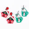O1CN01JxM8tc27ScVjzbR2Y_3843297796-0-cib Wholesale Christmas Snowman House Cup Acrylic Earrings