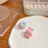 Wholesale Candy Color Rabbit Bear Ice Cream Match Color Strawberry Fruit Resin Earrings