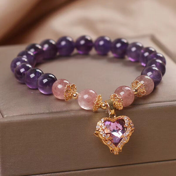 Wholesale of Heart of the Sea Amethyst Beaded Bracelet