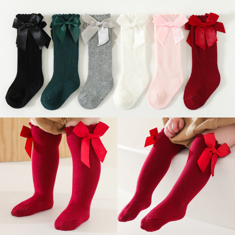 Wholesale Cotton Bow Loose Socks Baby ess Socks