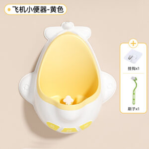 Aircraft model-yellow + hook + brush