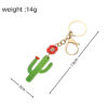 Wholesale Wooden Small Fresh Cactus Keychain