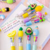 Wholesale Plastic Cartoon Cute Four-color Mini Ballpoint Pen