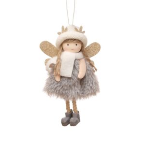 Gray hat antler angel