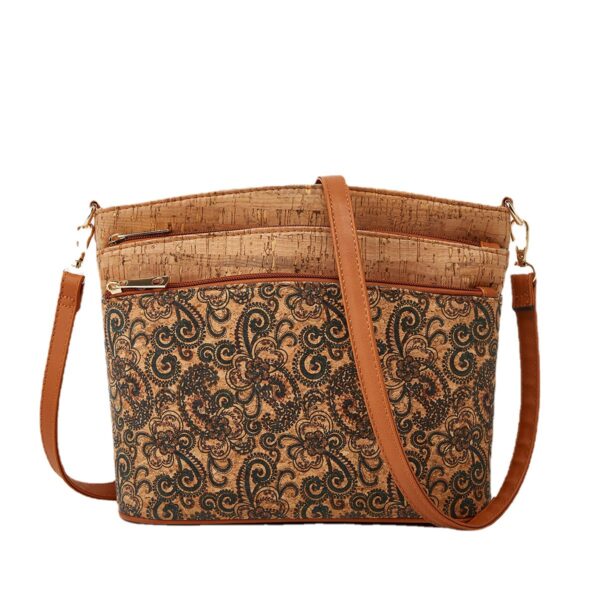 Wholesale Retro Ethnic Style Shoulder Bags, Kraft Paper Crossbody Bags