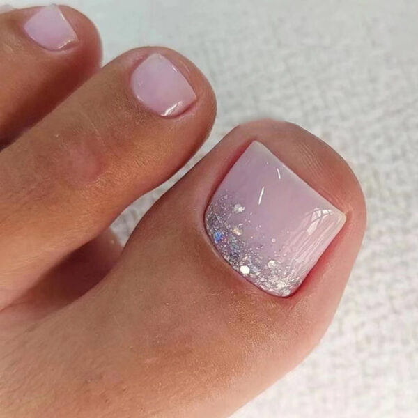 O1CN01K4NEod1qQvduHFfOs_3917635491-0-cib Wholesale Solid Color Glitter Foot Nail Stickers