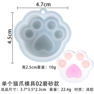 Single cat claw mold 02 frosted