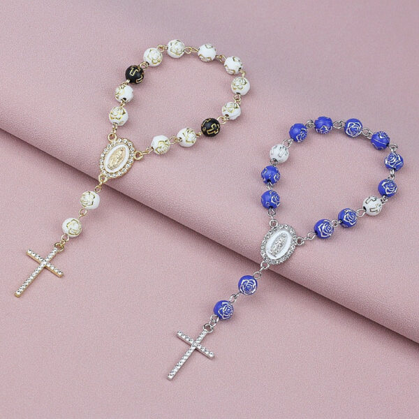 O1CN01K5WPA11k9AdaLuFPW__2216309284640-0-cib Wholesale Original Exquisite Niche High-end Rose Bead Prayer Bead Bracelet