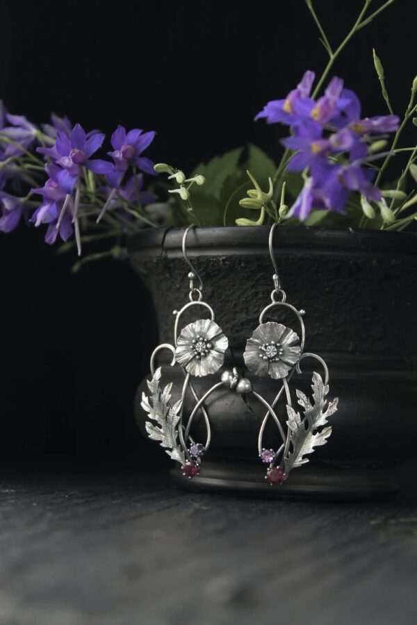 O1CN01K5hifQ1TI0hWUdCig_2206709272358-0-cib Wholesale Multicolor Floral Alloy Earrings