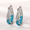 O1CN01K8XzIa1TI0lSqNmte_2206709272358-0-cib Wholesale Zirconia Inlaid Circular Alloy Earrings