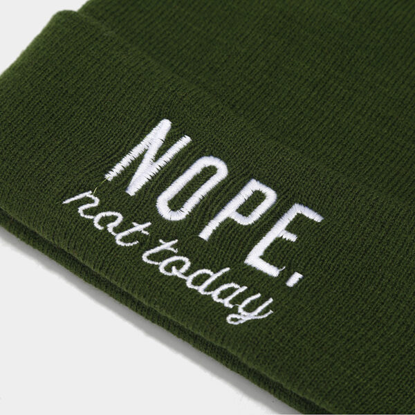 Wholesale Autumn and Winter Letter Embroidery Knitted Beanie