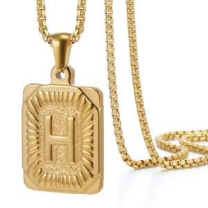 Gold H (including chain)