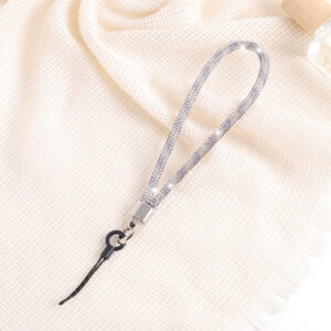 K1124 Small rope head diamond chain mobile phone chain purple / 6mm drill chain