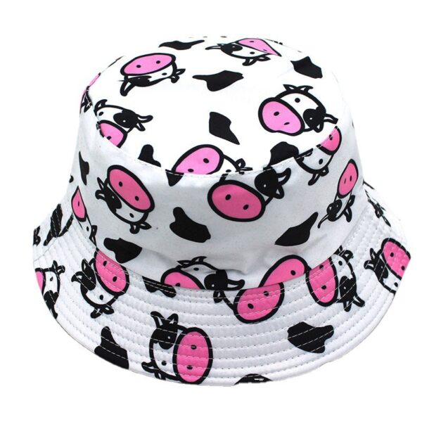 O1CN01KAyEf61ybvzdw2nkI_2211216796598-0-cib Wholesale Cow Print Cotton Bucket Hat