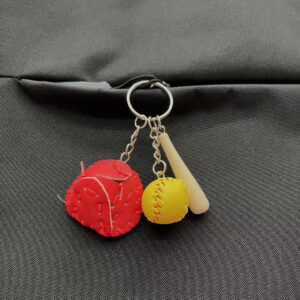 Three-in-one 2cm small yellow ball red