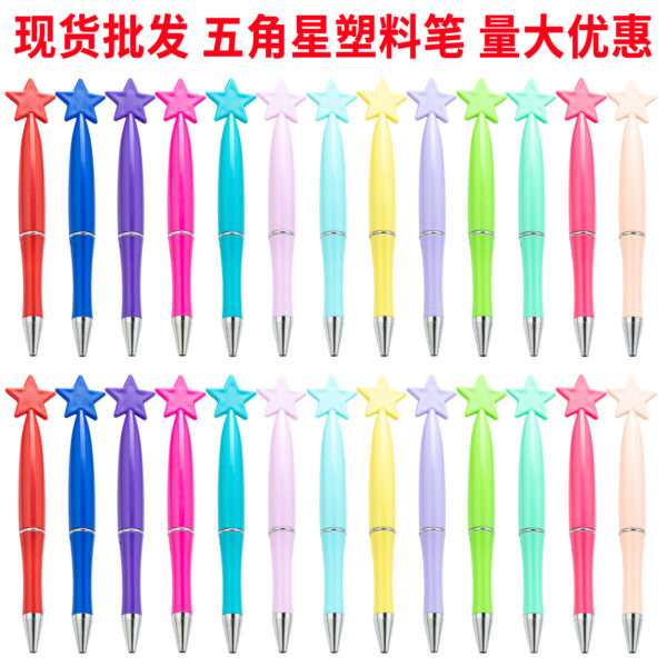 Wholesale Star Plastic Ballpoint Pen
