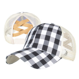 B794 black and white plaid