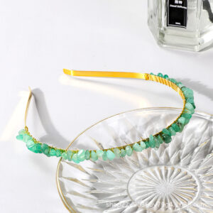 Green aventurine single row