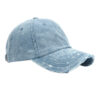 Wholesale Ripped Fashionable Washed Cotton Ripped Denim Simple Light Plate Hat