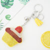 Wholesale Velvet Cake Ice Cream Hot Diamond Keychains