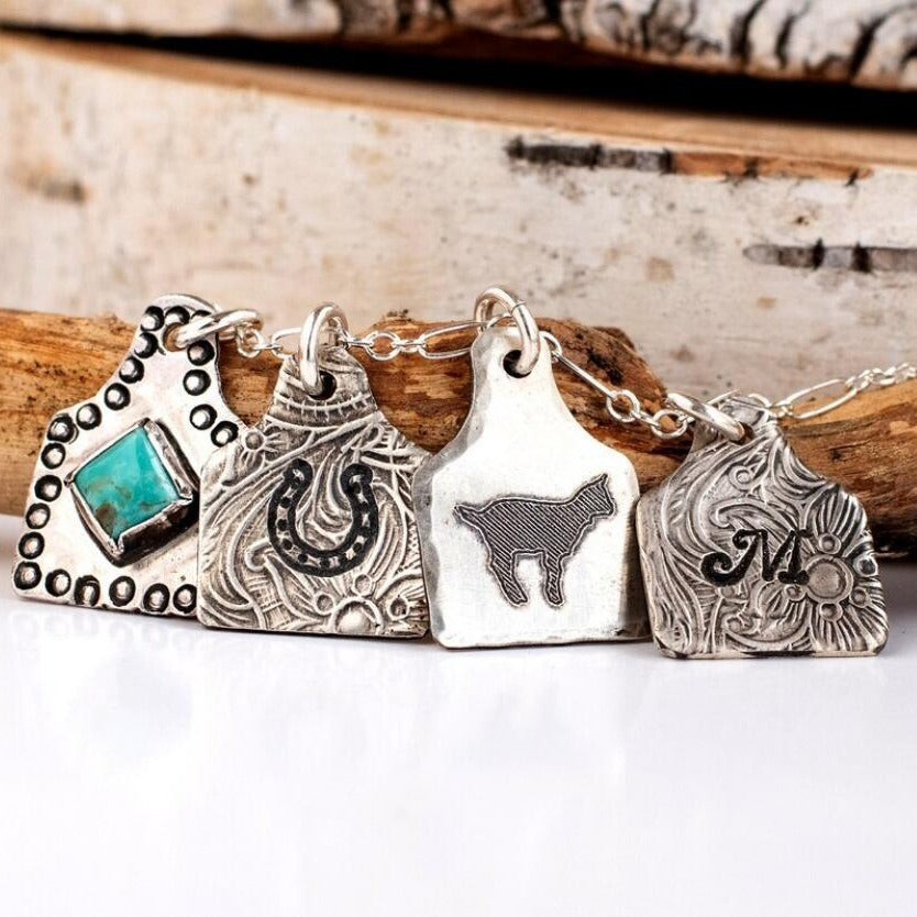 Wholesale Wish Western Vintage Wine Turquoise Pattern Alloy Pendant Necklace