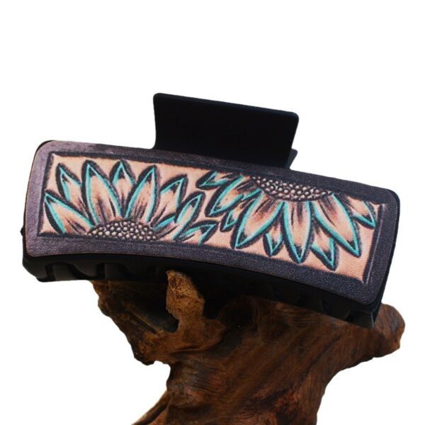 O1CN01KGiFz32HKyDQ1opAN_3294559133-0-cib Wholesale Western Style Sunflower Hair Clip Shark Clip