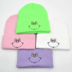 Wholesale Acrylic Cartoon Green Knitted Hat